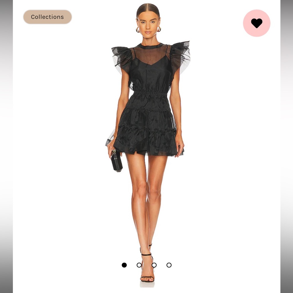 Monique Organza Mini Dress in Black
SIMKHAI